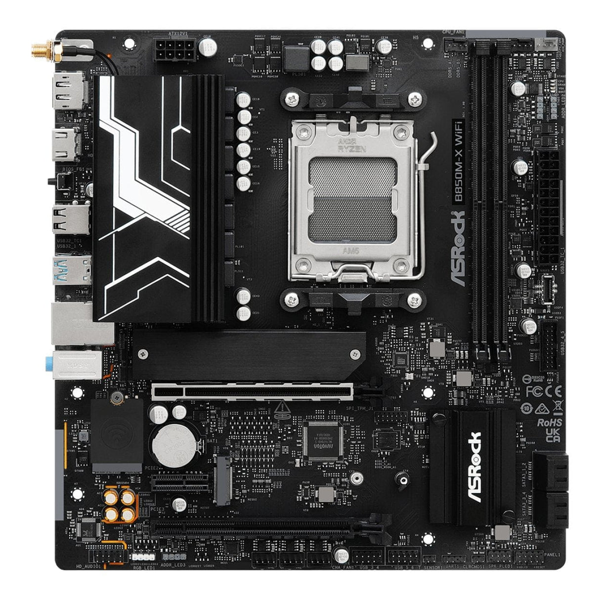Asrock B850M-X Wi-Fi AMD Socket AM5 micro ATX Motherboard