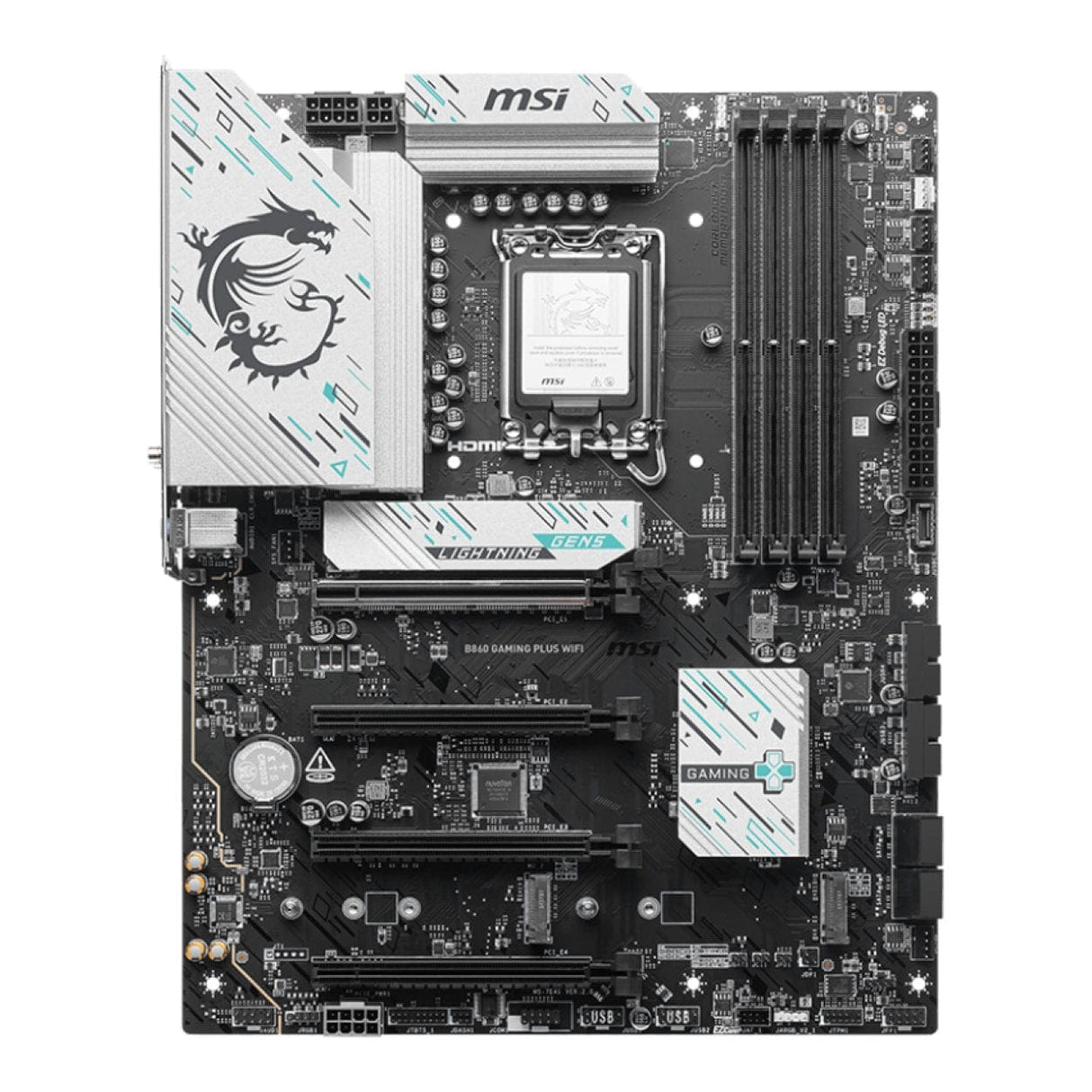 MSI B860 GAMING PLUS Wi-Fi Intel LGA 1851 AI-Ready ATX Motherboard
