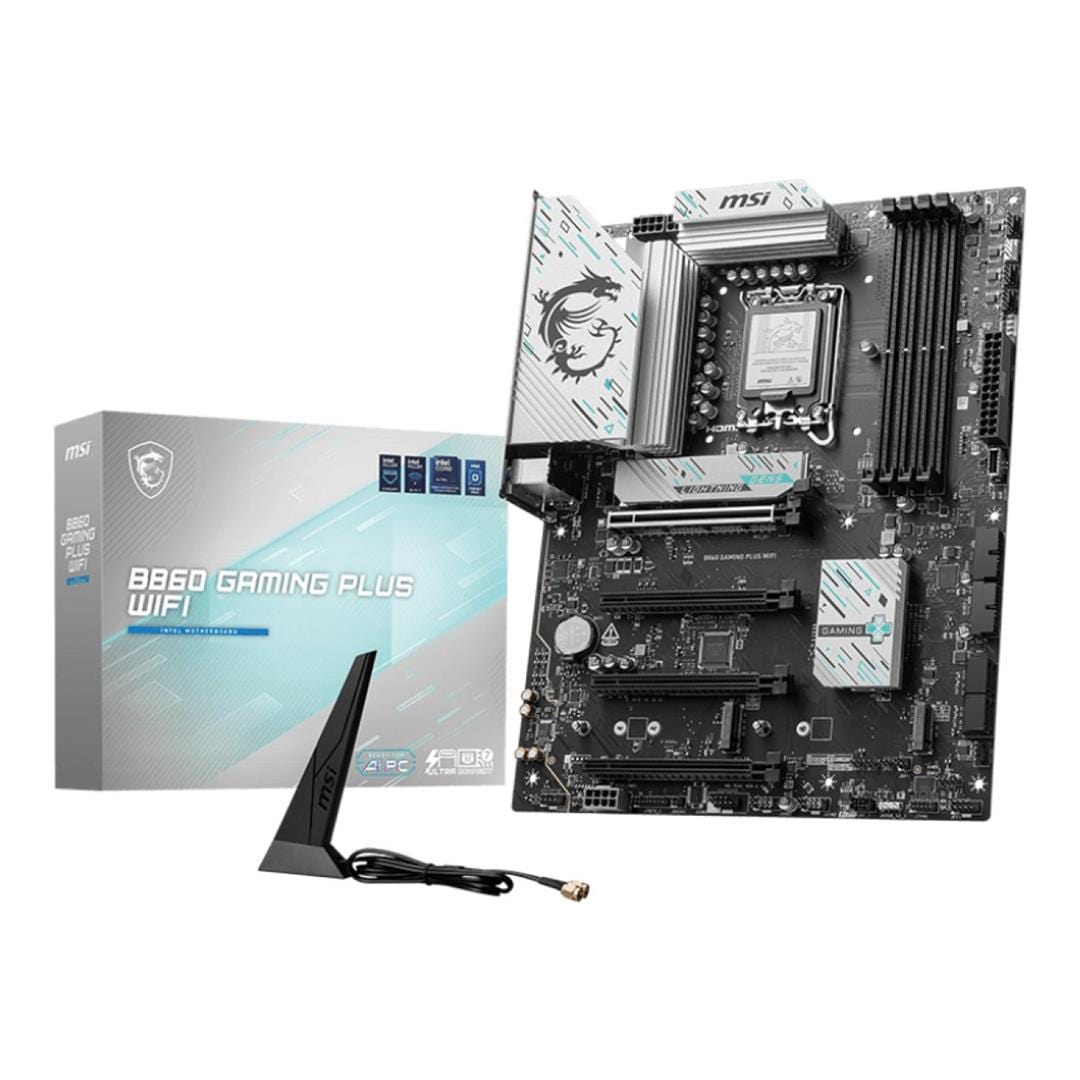 MSI B860 GAMING PLUS Wi-Fi Intel LGA 1851 AI-Ready ATX Motherboard