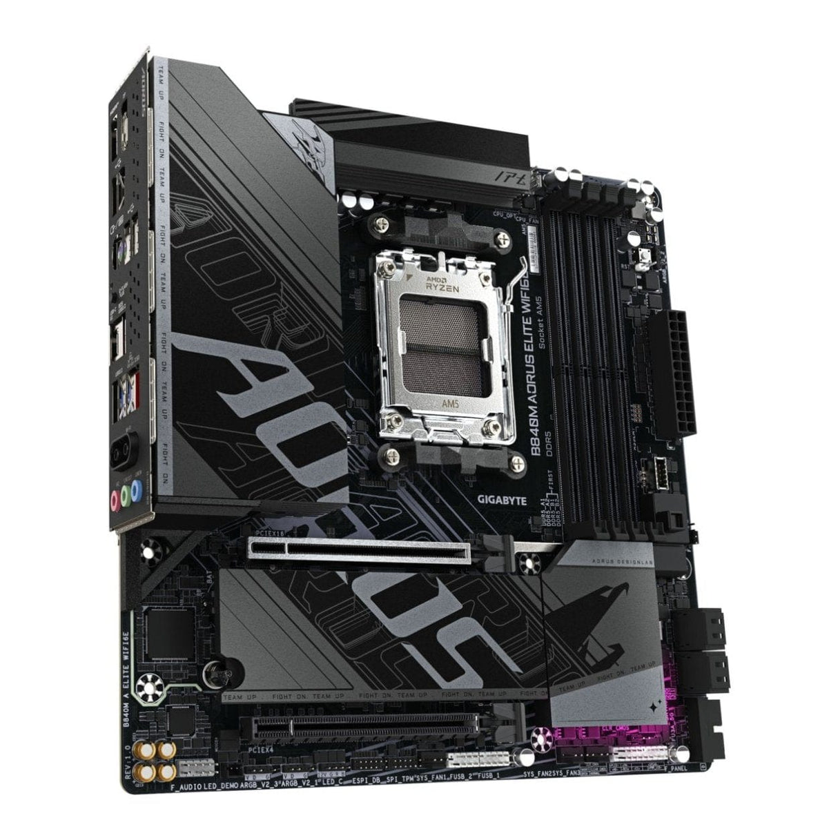 Gigabyte B840M AORUS Elite Wi-Fi 6E Intel LGA 1851 Micro-ATX Motherboard
