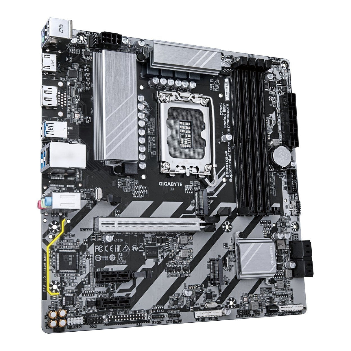 Gigabyte B860M D3HP Intel LGA 1851 Micro-ATX Motherboard