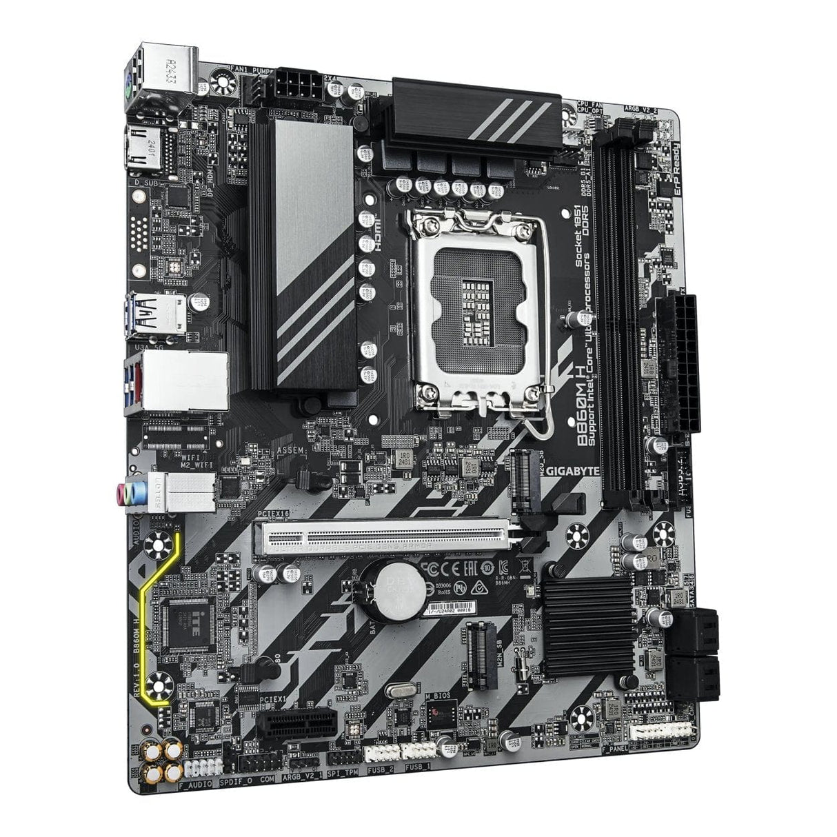 Gigabyte B860M H Intel Socket LGA 1851 Micro ATX Motherboard