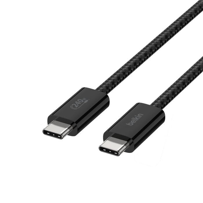 Belkin 240W BoostCharge USB-C to USB-C Cable 2-pack Black BBD009HQ05BK2PK