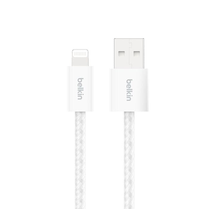 Belkin 2m BoostCharge USB-A Cable with Lightning Connector 2-Pack White BBD012HQ05WH2PK