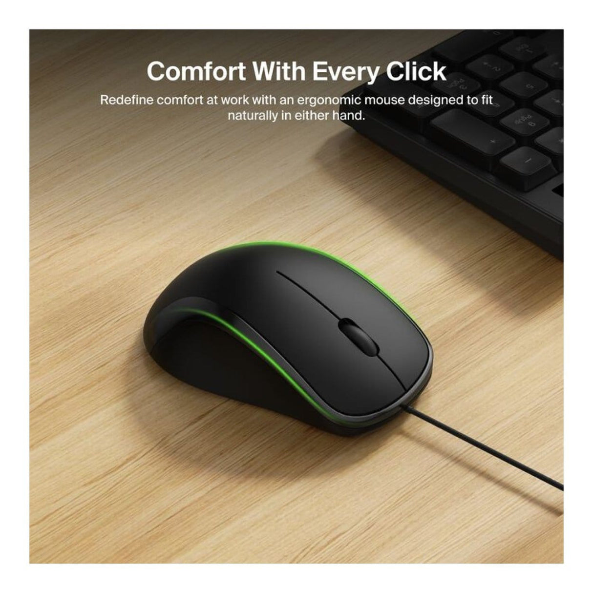 Belkin Connect Wired Keyboard and Mouse Combo Black BBZ014TT
