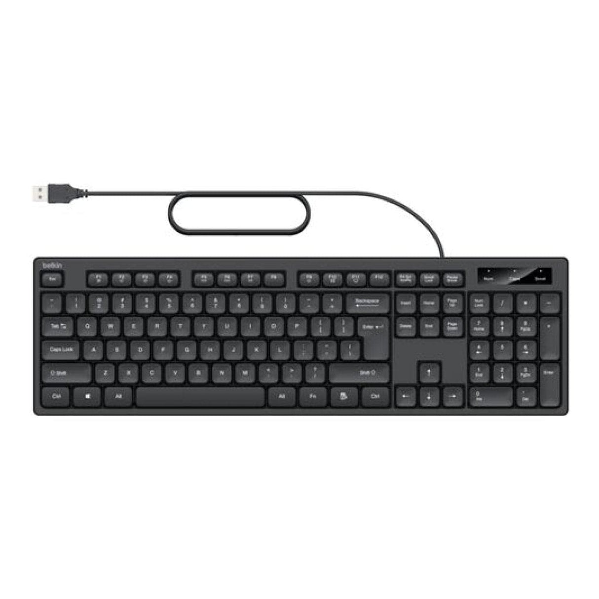 Belkin Connect Wired Keyboard and Mouse Combo Black BBZ014TT