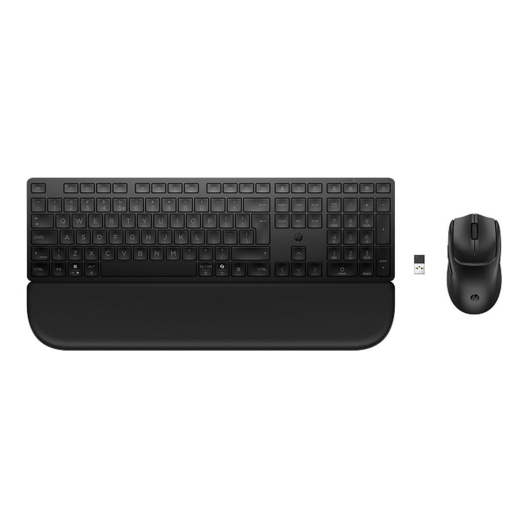 HP Multi-Device Dual-Mode Wireless Mouse and Keyboard Combo with 585C Palm Rest BD5F3AA