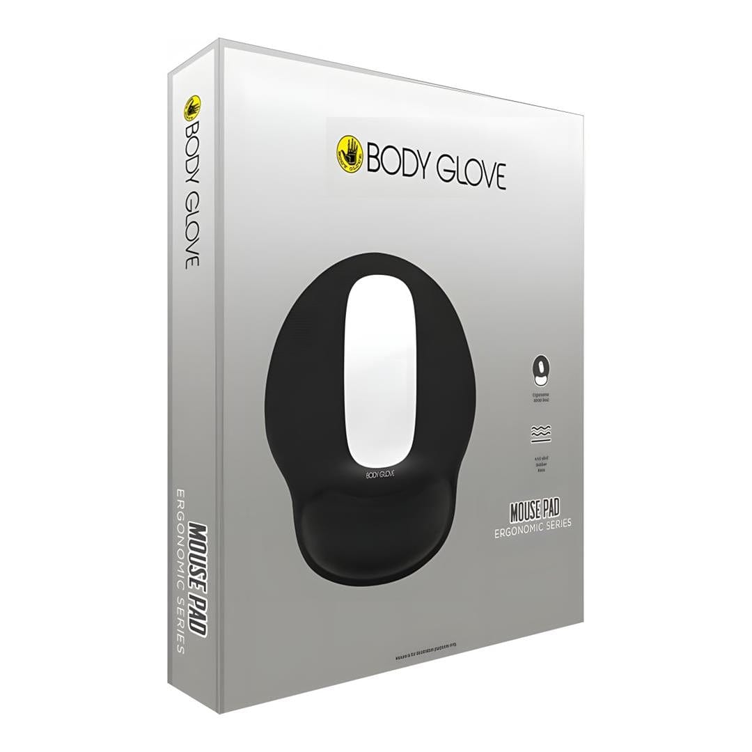 Body Glove Ergonomic Mouse Pad Black BGGAD-MPD-ERG