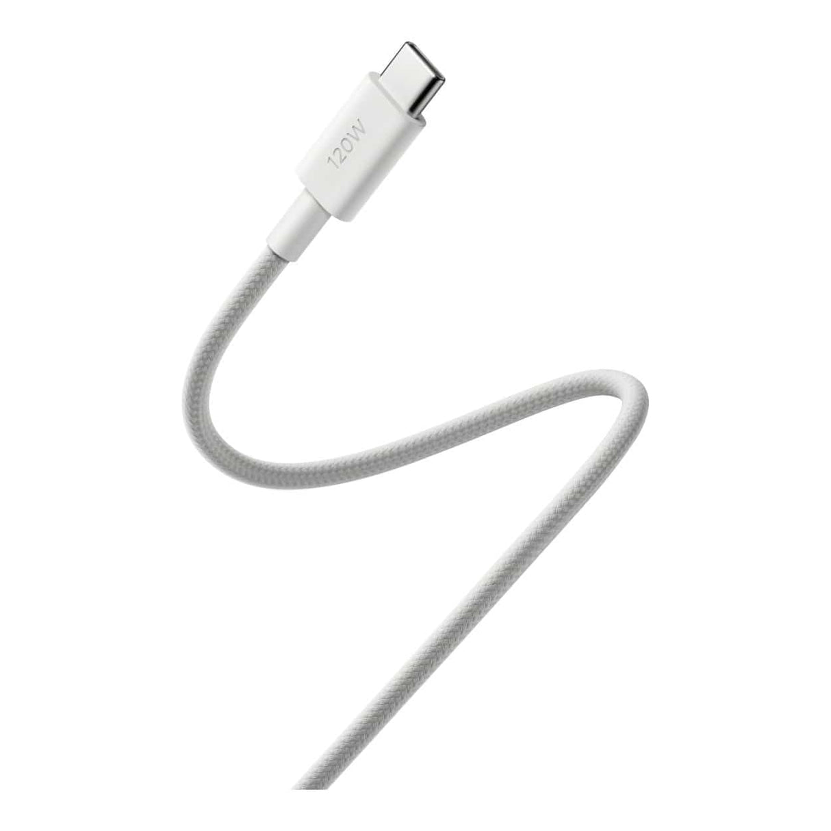 Xiaomi 2m USB4 6A USB-C To USB-C Braided Charging Cable White BHR087AGL