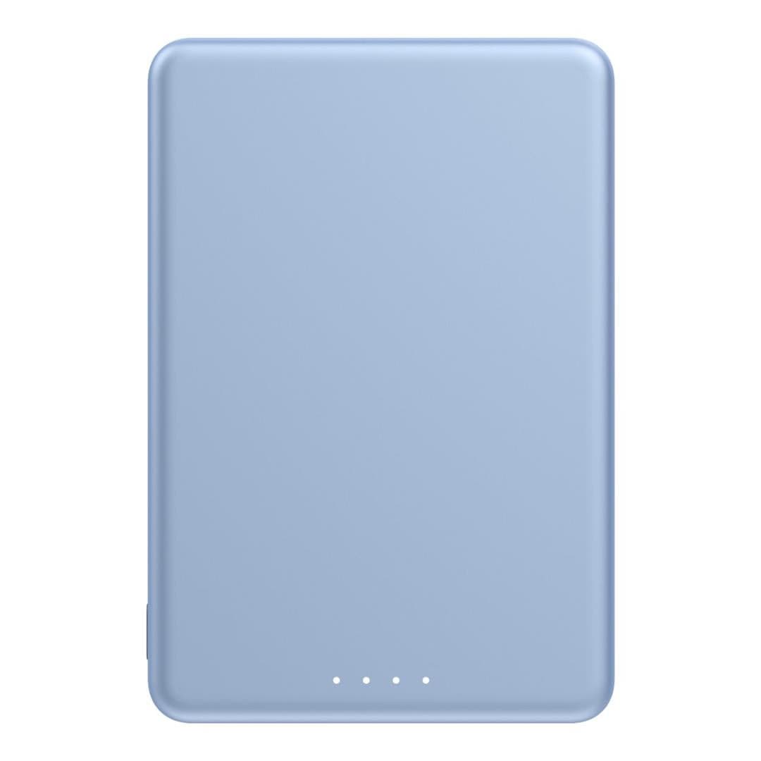 Xiaomi Super Slim 5000mAh Lithium-Ion Magnetic Power Bank with Wireless Charging Blue BHR08POGL