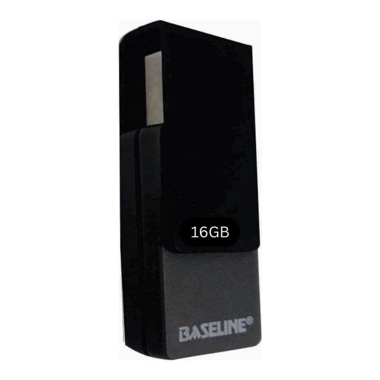 Baseline 16GB USB Type-A Flash Drive Black BL-USB16GB