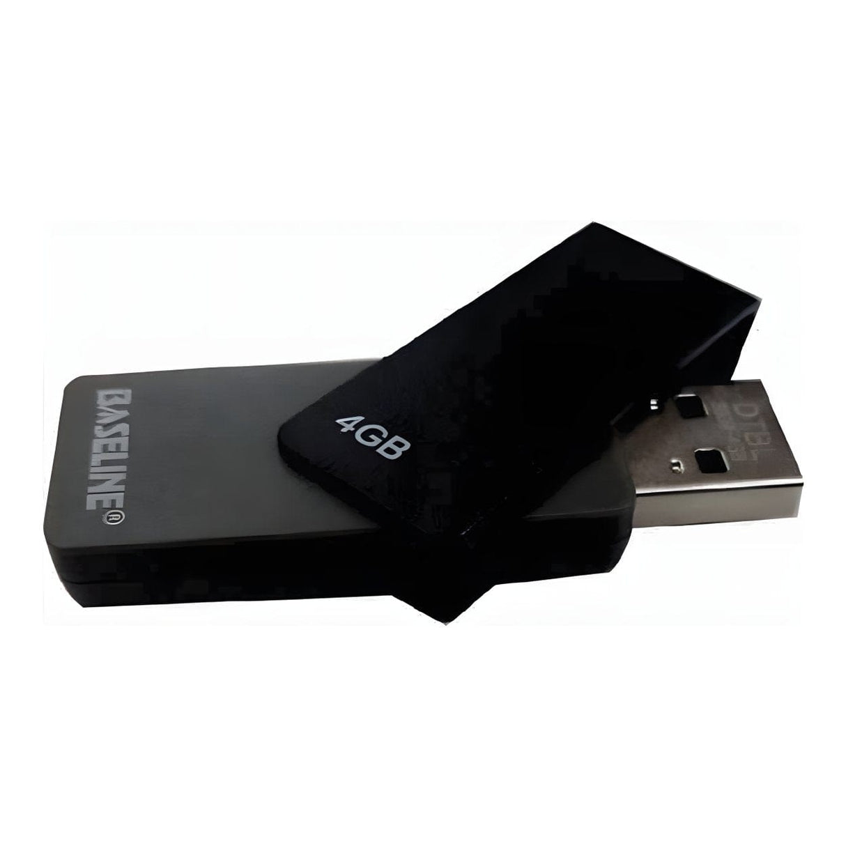 Baseline 4GB USB Type-A Flash Drive Black BL-USB4GB