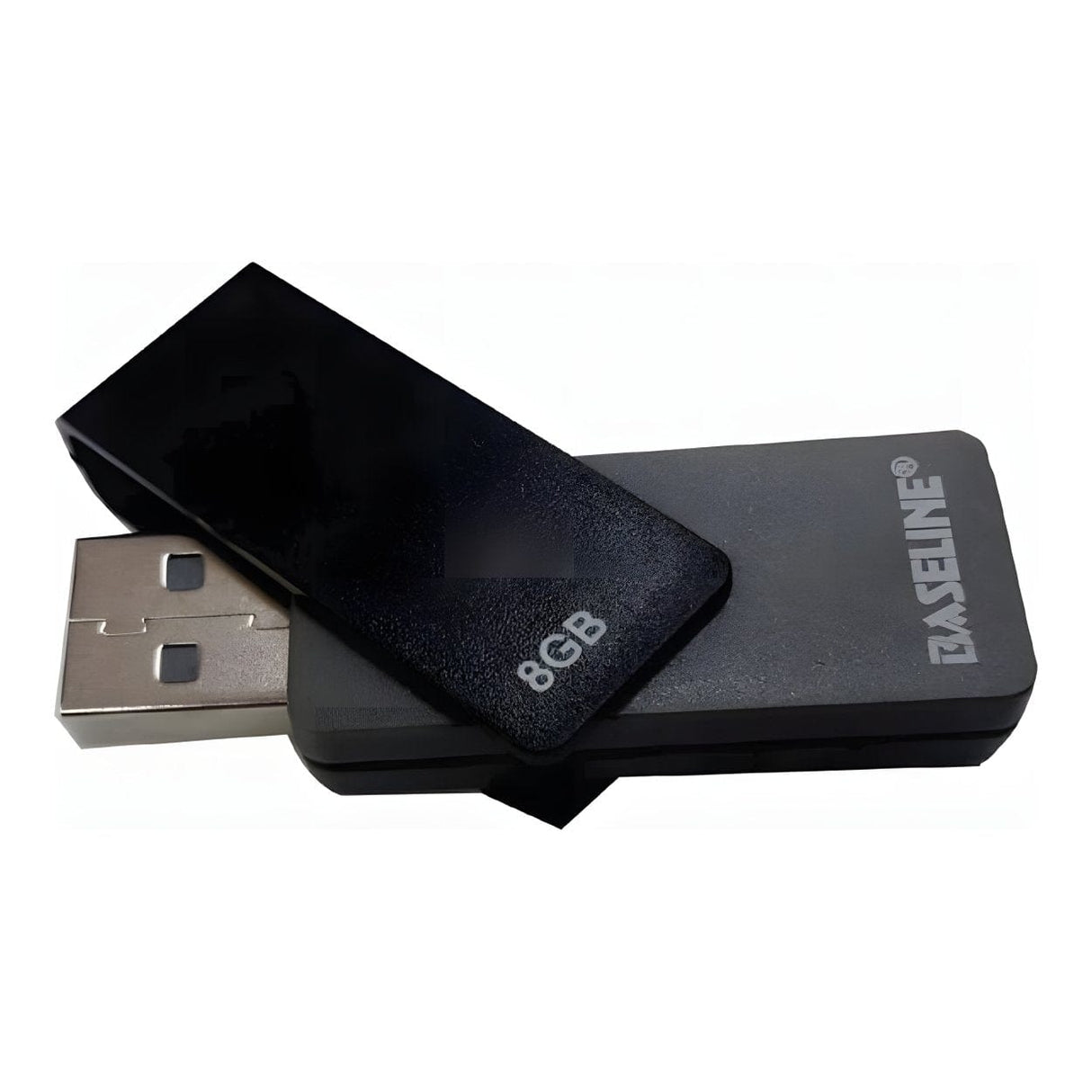 Baseline 8GB USB Type-A Flash Drive Black BL-USB8GB