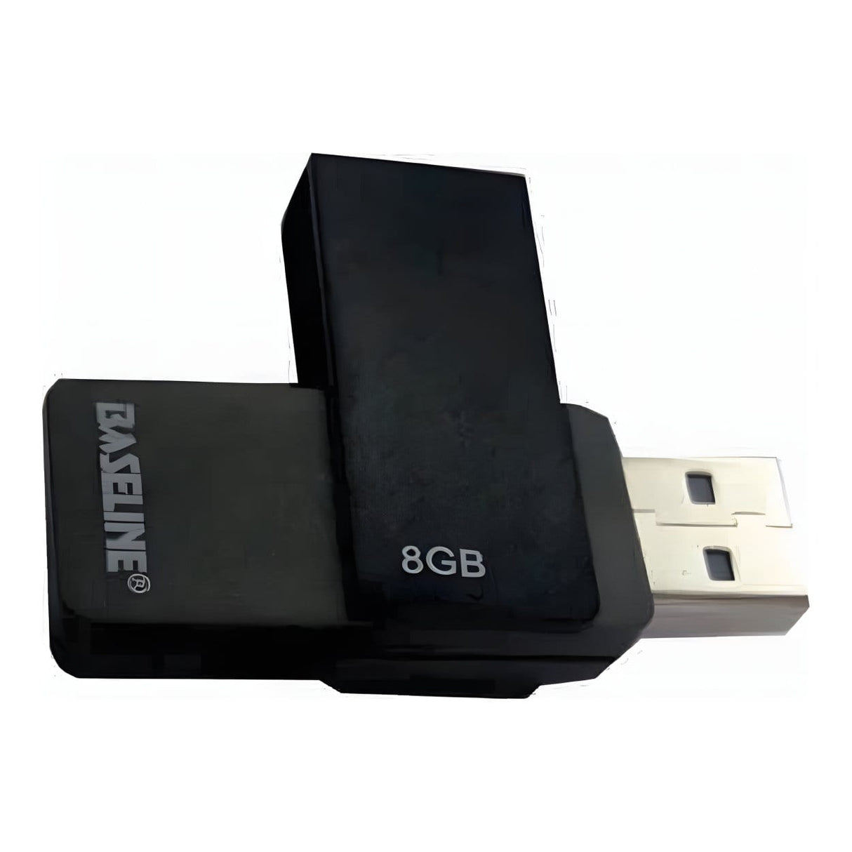 Baseline 8GB USB Type-A Flash Drive Black BL-USB8GB