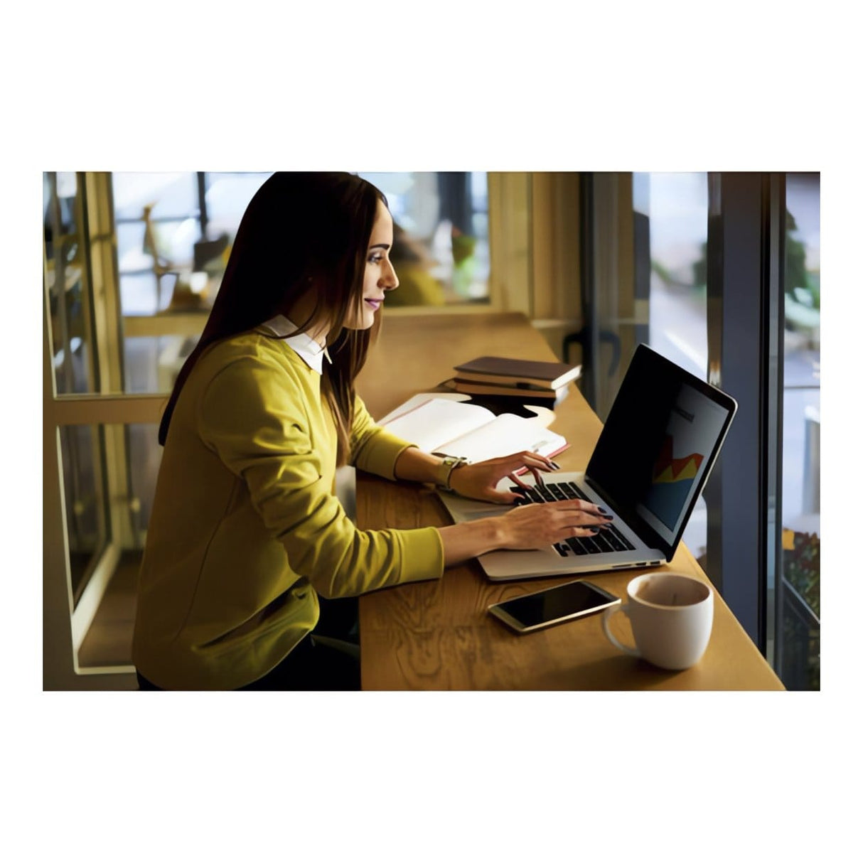 3M Bright Screen Privacy Filter for 14-inch (16:10) Notebooks BP140W1E