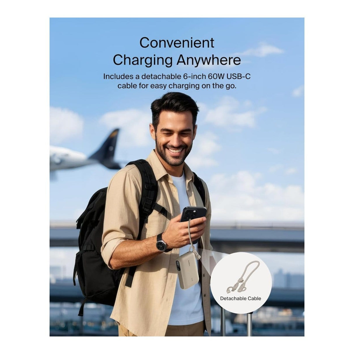 Belkin BoostCharge 10000mAh Sand Powerbank BPB027HQSD