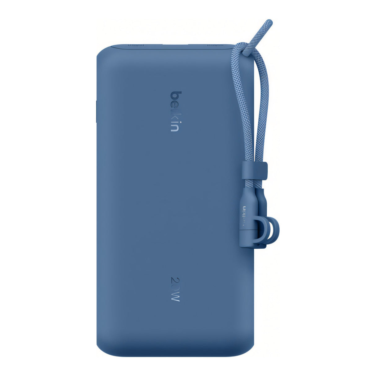 Belkin BoostCharge 20,000mAh 20W Slim USB-C Power Bank with Display - Blue BPB028HQBL