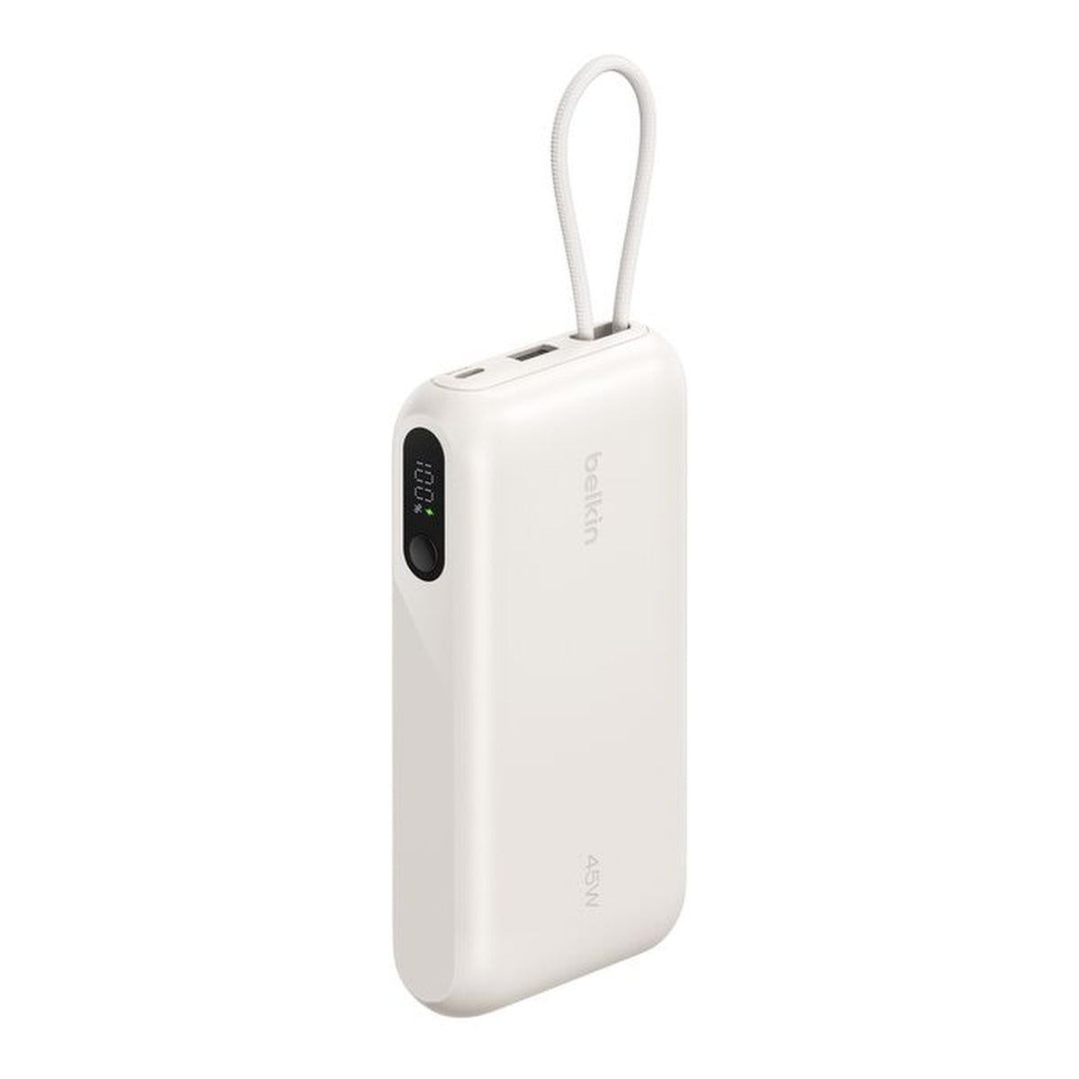 Belkin UltraCharge 20000mAh 45W Power Bank with Integrated USB-C Cable and Digital Display Sand BPB030HQSA