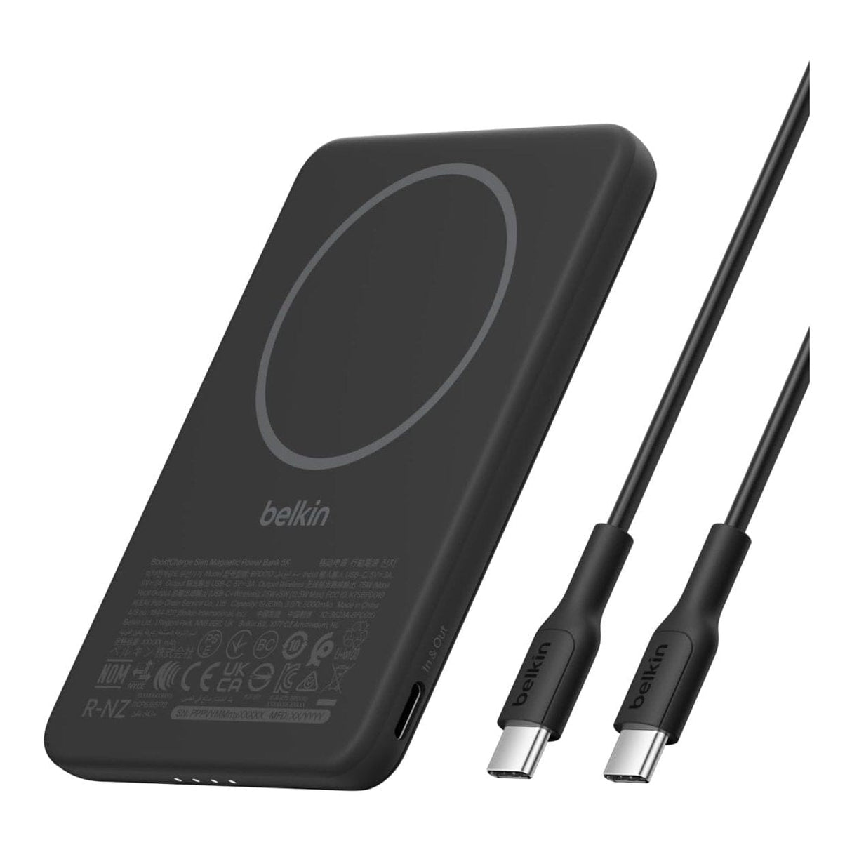 Belkin BoostCharge 5000mAh Slim Magnetic Powerbank Black BPD010HQBK