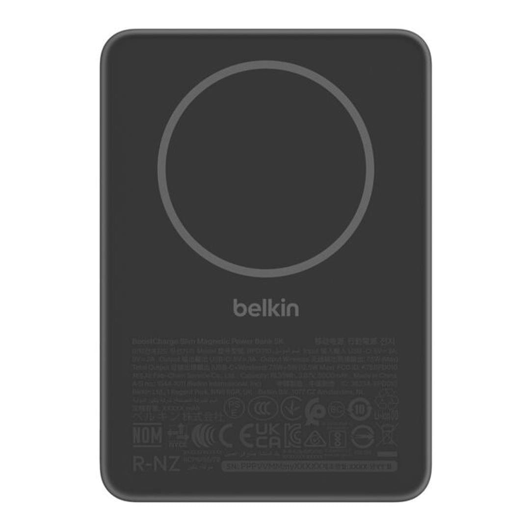 Belkin BoostCharge 5000mAh Slim Magnetic Powerbank Black BPD010HQBK