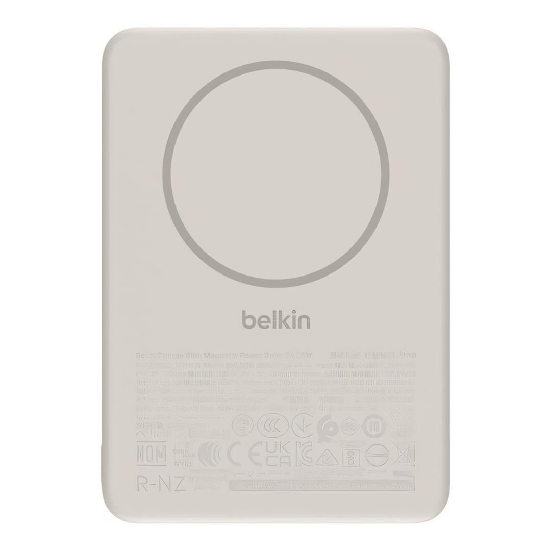 Belkin BoostCharge 5000mAh Slim Magnetic Power Bank - Sand BPD020HQSA