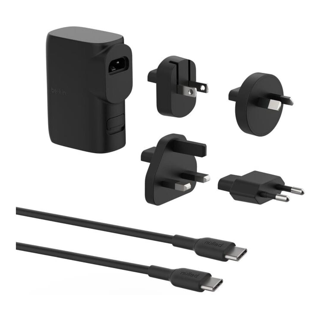 Belkin BoostCharge Hybrid 25W Wall Charger with 5000mAh Powerbank BPZ003BT1MBK-B6