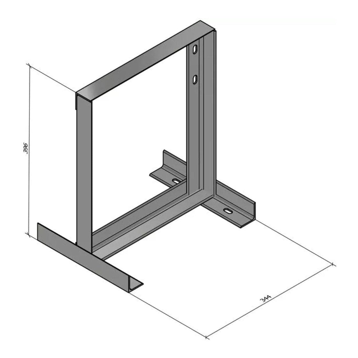 Scoop 25cm Square Bracket Wall Mount BRA-S25
