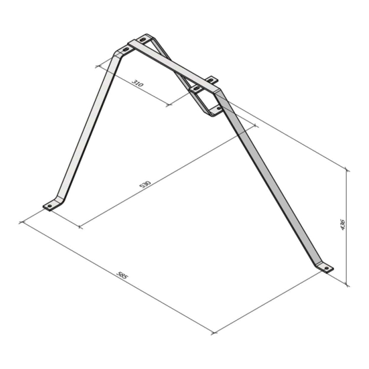 Tripod Wall Bracket 47cm Large BRA-T-47