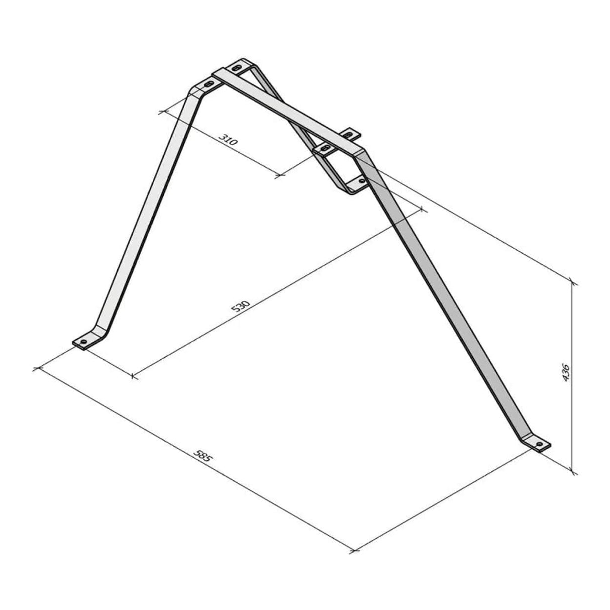 Scoop 47cm Tripod Bracket Wall Mount BRA-TL