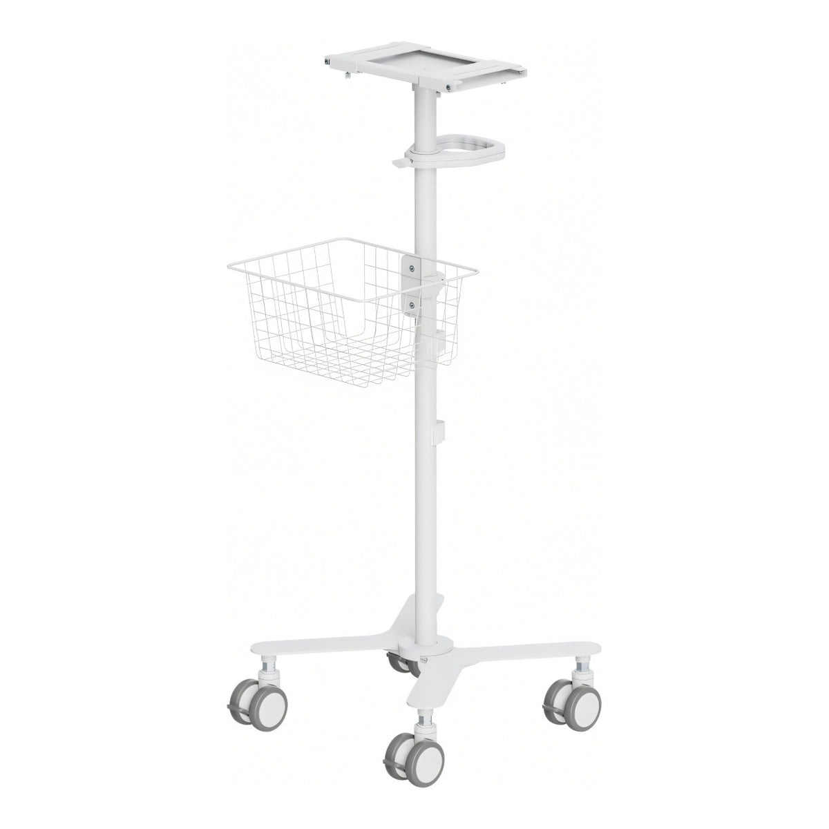 LinkQnet MED07-1 Patient Adjustable Platform Monitor Cart BRK-MED07-1
