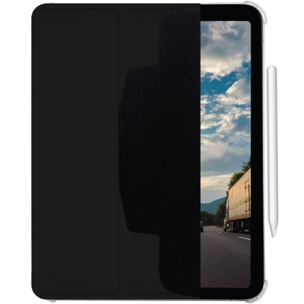 Macally Case and Stand and Pen Holder for 12.9-inch Apple iPad - Black BSTANDP6L-B