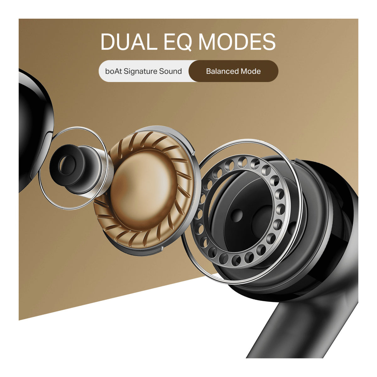 boAt Airdopes 141 Elite ANC Wireless Earbuds - Black BT-TWA-AIR141E-BK