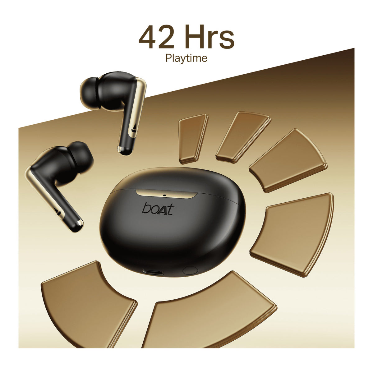 boAt Airdopes 141 Elite ANC Wireless Earbuds - Black BT-TWA-AIR141E-BK