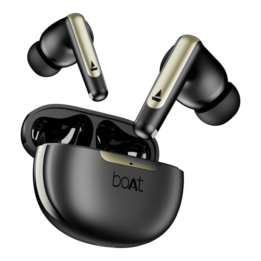 boAt Airdopes 141 Elite ANC Wireless Earbuds - Black BT-TWA-AIR141E-BK