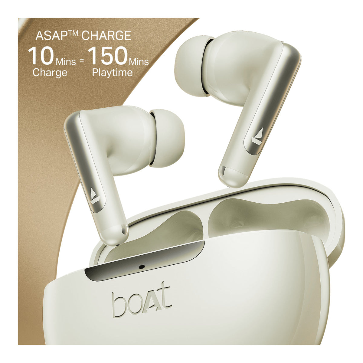 boAt Airdopes 141 Elite ANC Wireless Earbuds - White BT-TWA-AIR141E-WH