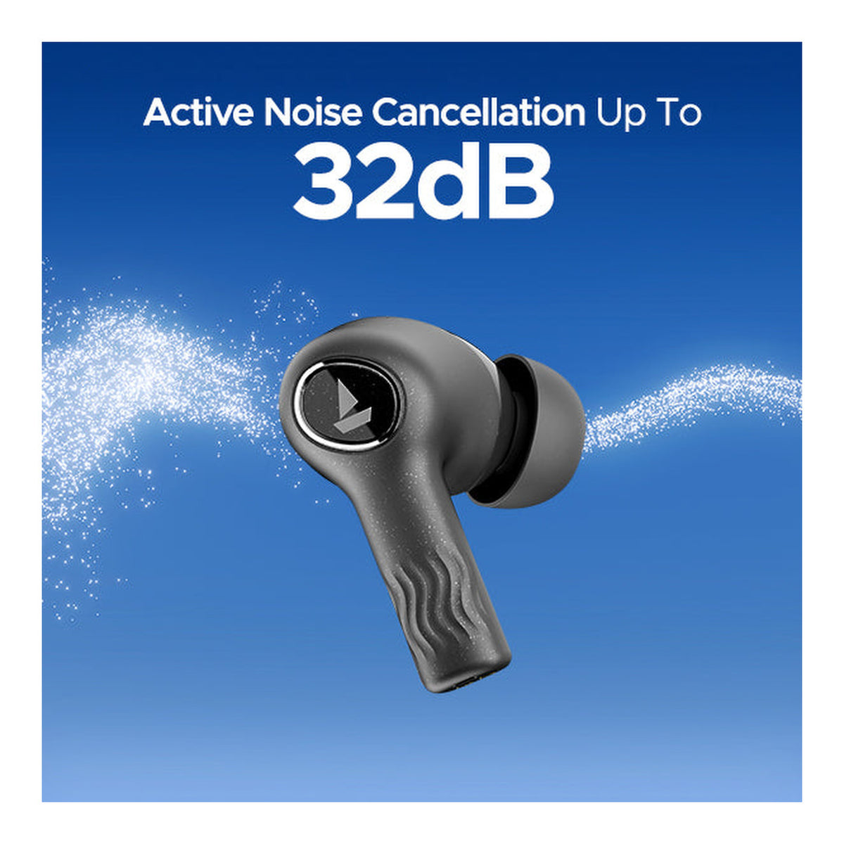 boAt Nirvana Ion ANC Wireless Earbuds - Crystal Black BT-TWA-NIRION-CB