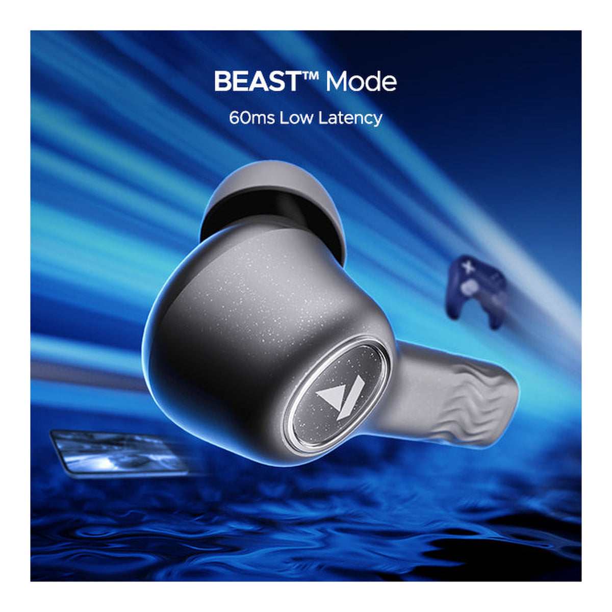 boAt Nirvana Ion ANC Wireless Earbuds - Crystal Black BT-TWA-NIRION-CB