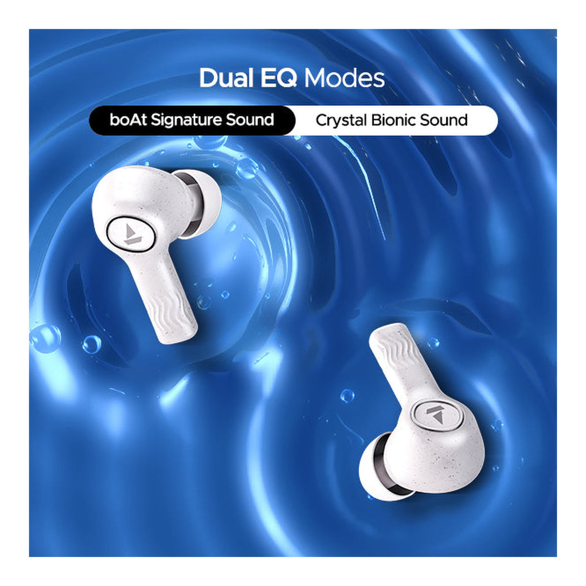 boAt Nirvana Ion ANC Wireless Earbuds - Quartz White BT-TWA-NIRION-QW