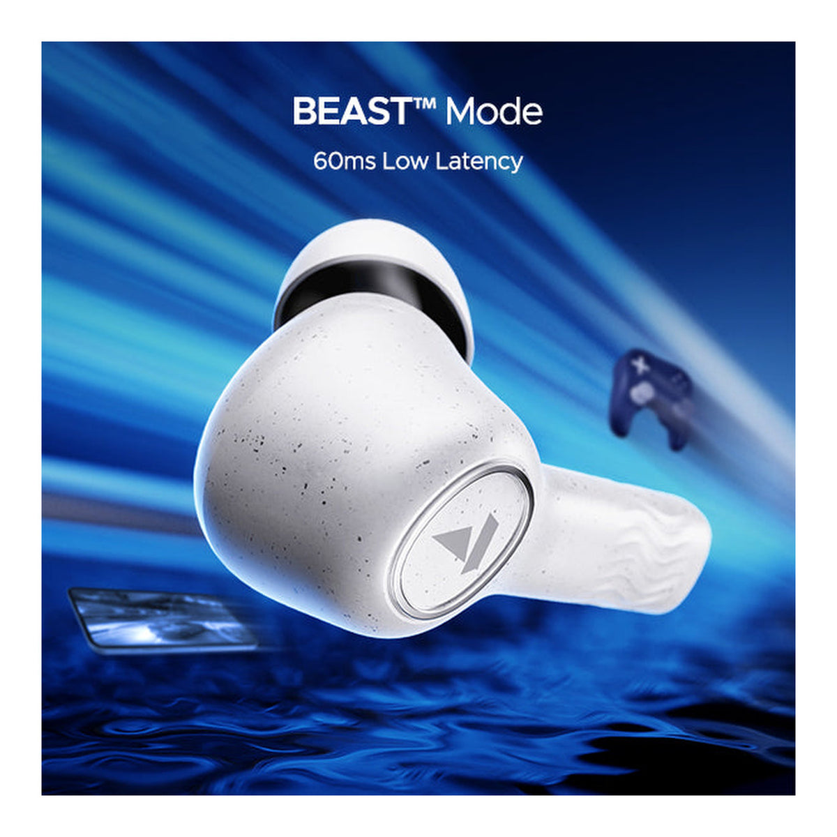 boAt Nirvana Ion ANC Wireless Earbuds - Quartz White BT-TWA-NIRION-QW