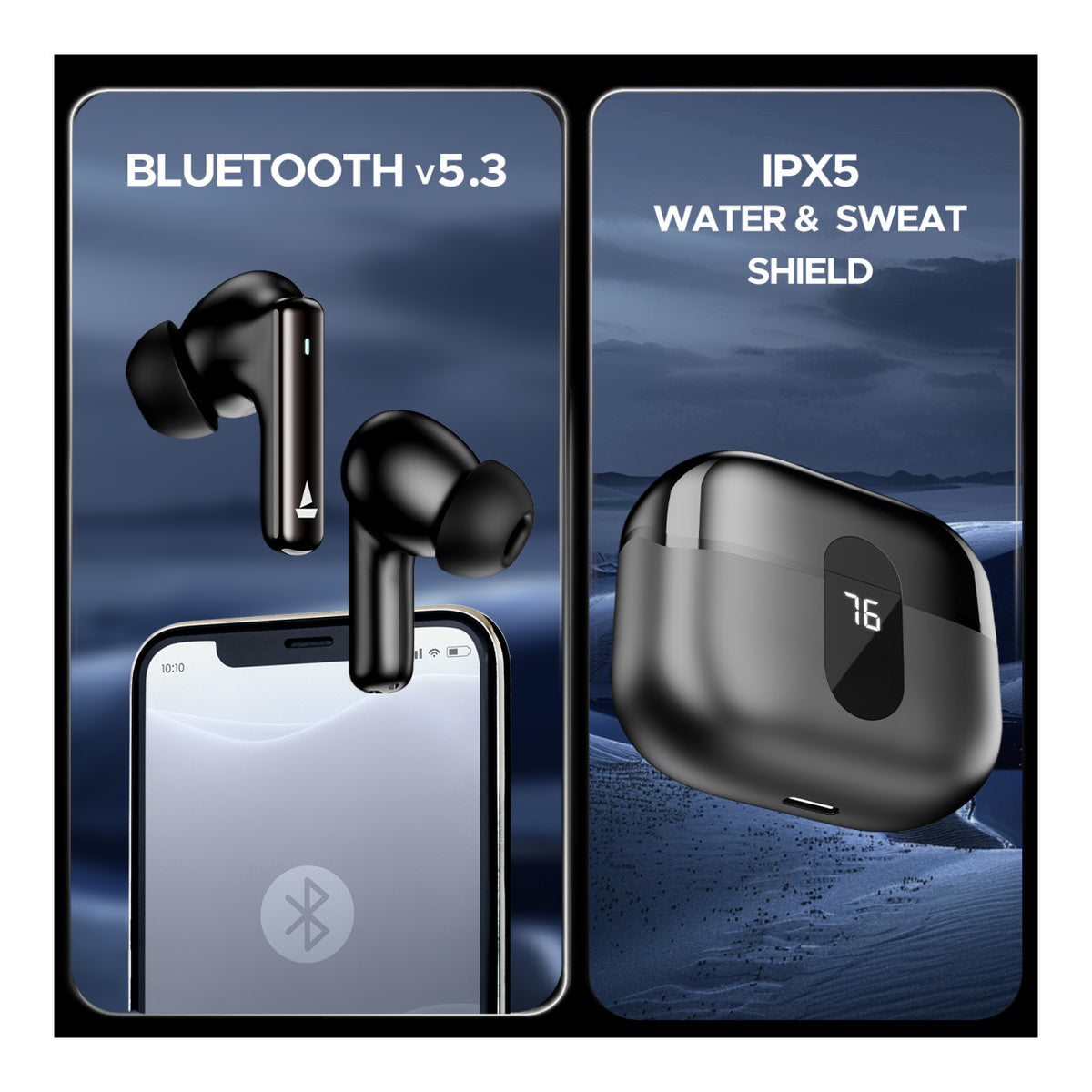 boAt Airdopes 121 Pro Plus Wireless Earbuds - Black BT-TWS-AIR121PP-BK