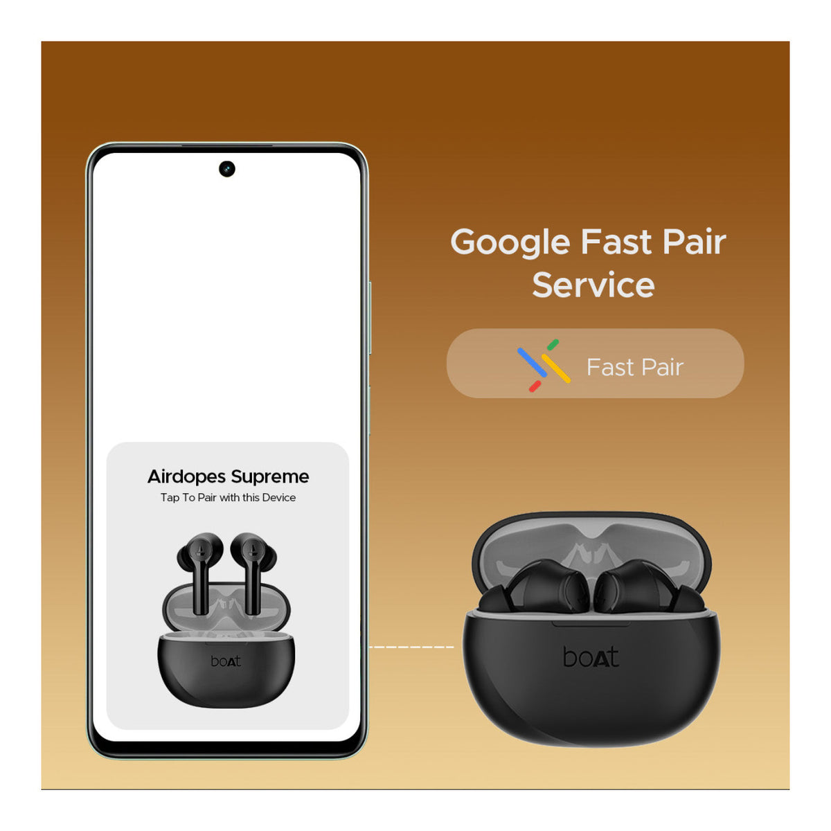 boAt Airdopes Supreme Wireless Earbuds - Classic Black BT-TWS-AIRSUP-BK