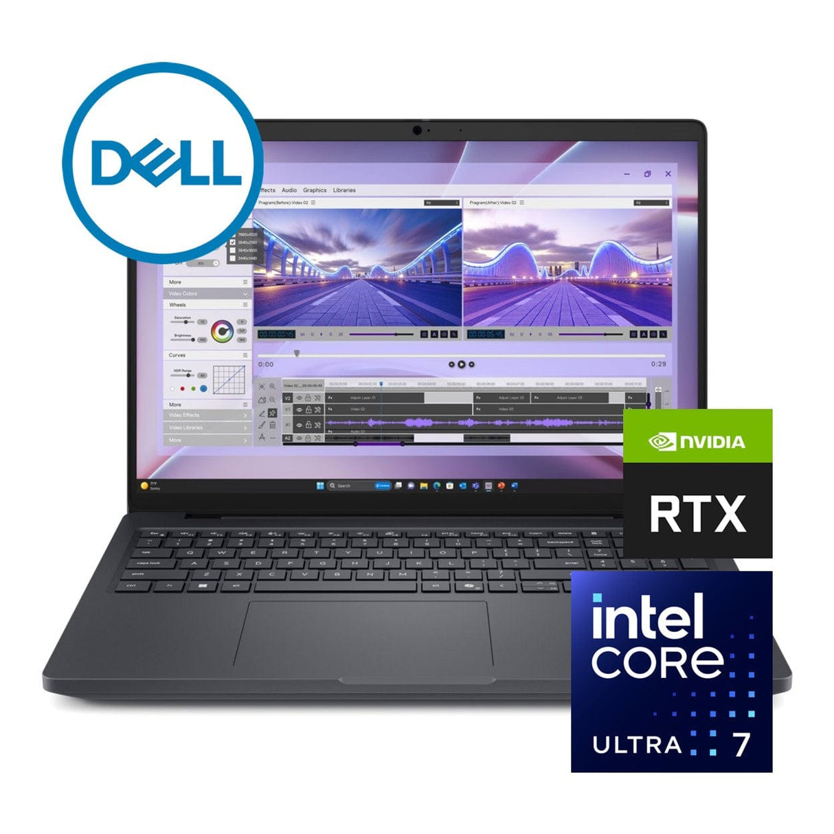 Dell Pro Max 16 16-inch FHD+ AI Mobile Workstation - Intel Core Ultra 7 265H 1TB SSD 32GB RAM RTX PRO 500 Win 11 Pro
