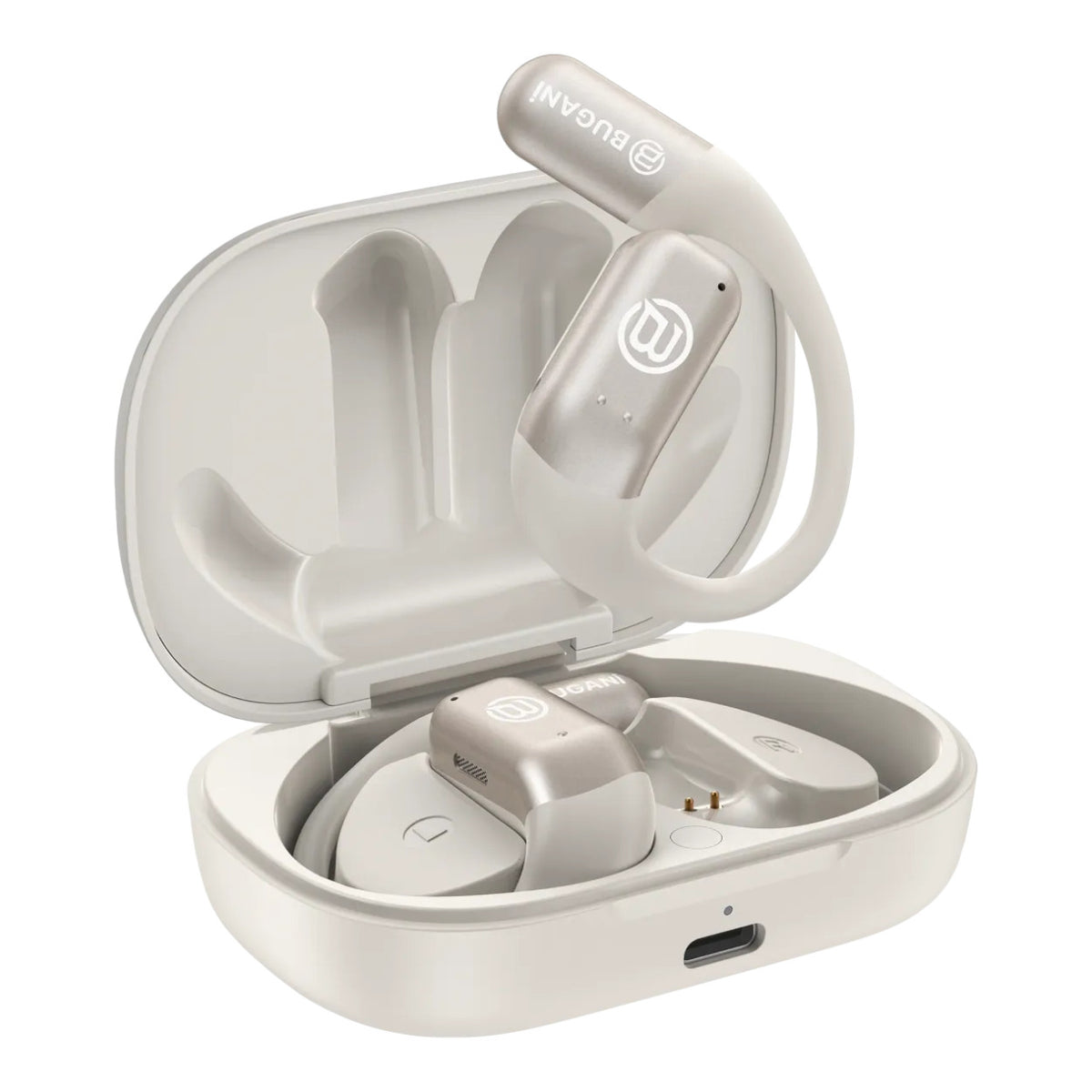 Bugani Free B10 Open-Ear Wireless Earbuds Creamy White BUG-B10-CW