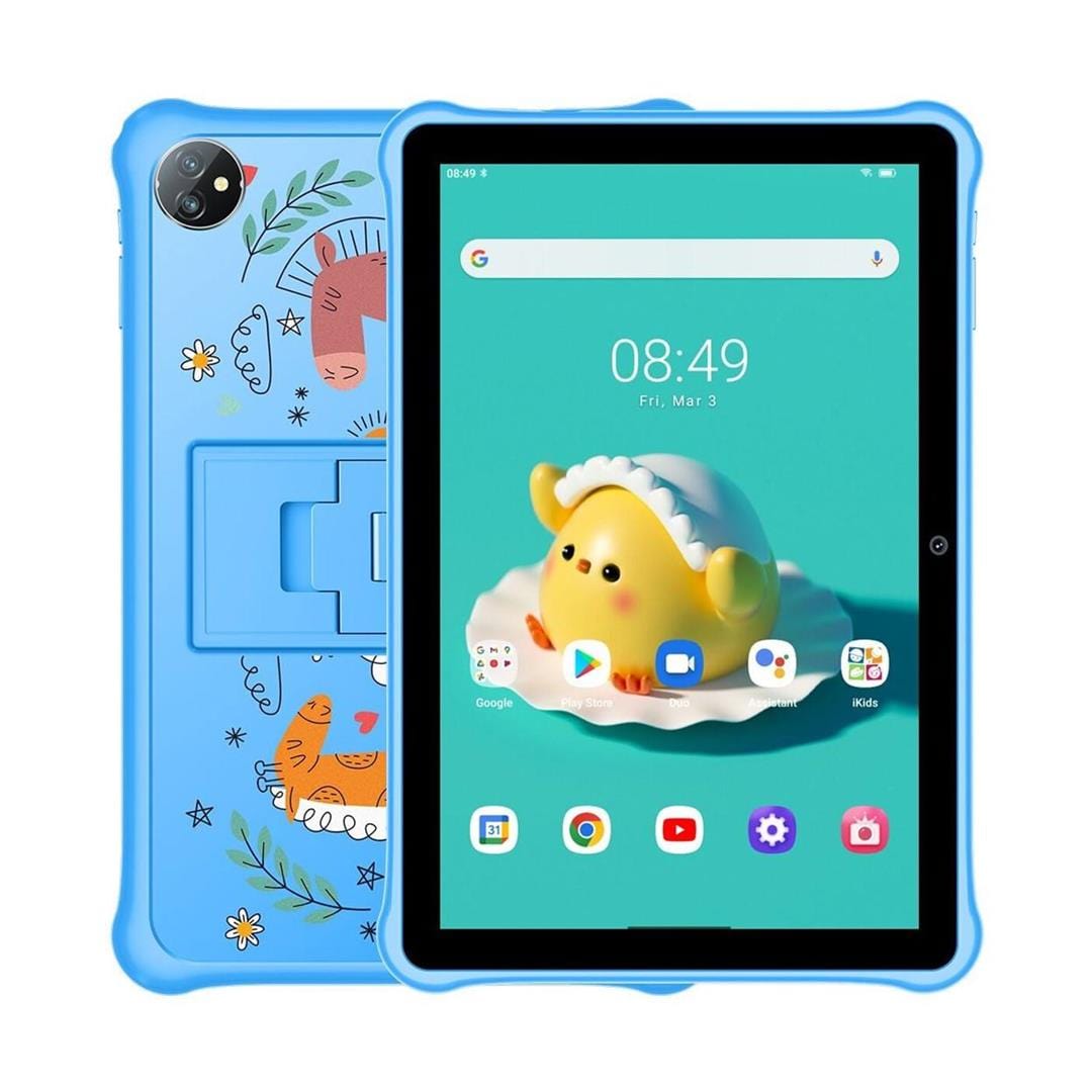 Blackview Tab A7 Kids 10.1-inch HD+ Tablet - RockChip RK3326S 64GB ROM 3GB RAM Android 12 Blue