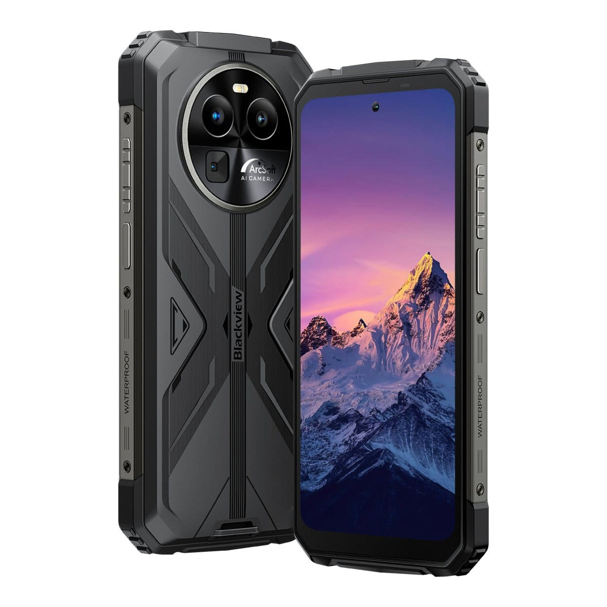 Blackview BV8100 6.5-inch Rugged Smartphone - MediaTek Helio G99 256GB ROM 8GB RAM Android 14 Black