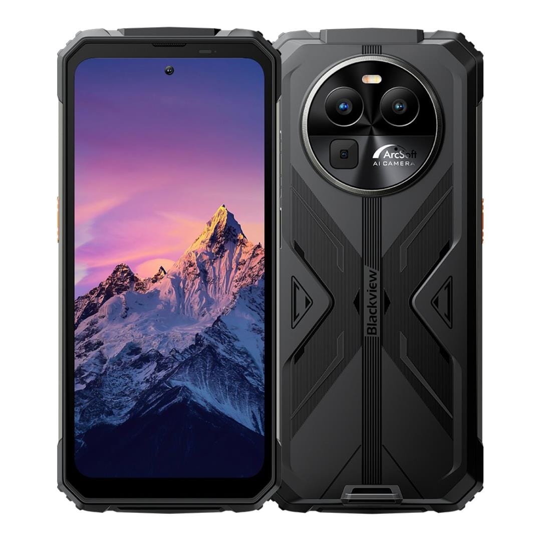 Blackview BV8100 6.5-inch Rugged Smartphone - MediaTek Helio G99 256GB ROM 8GB RAM Android 14 Black