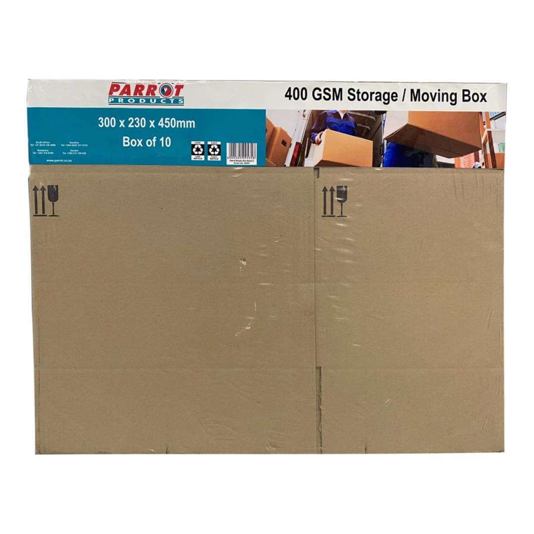 Parrot Stock 5 300x230x450mm Empty Box 10-pack BX520P