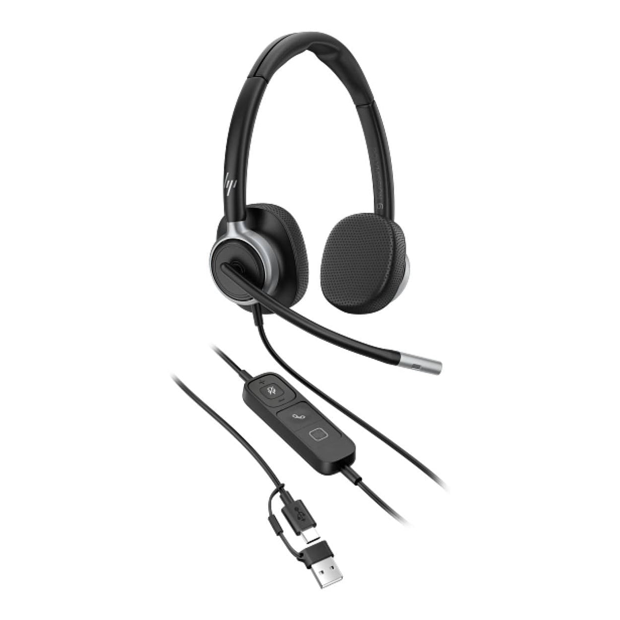 Poly Mission 625 Stereo USB Wired Headset C01C6A6