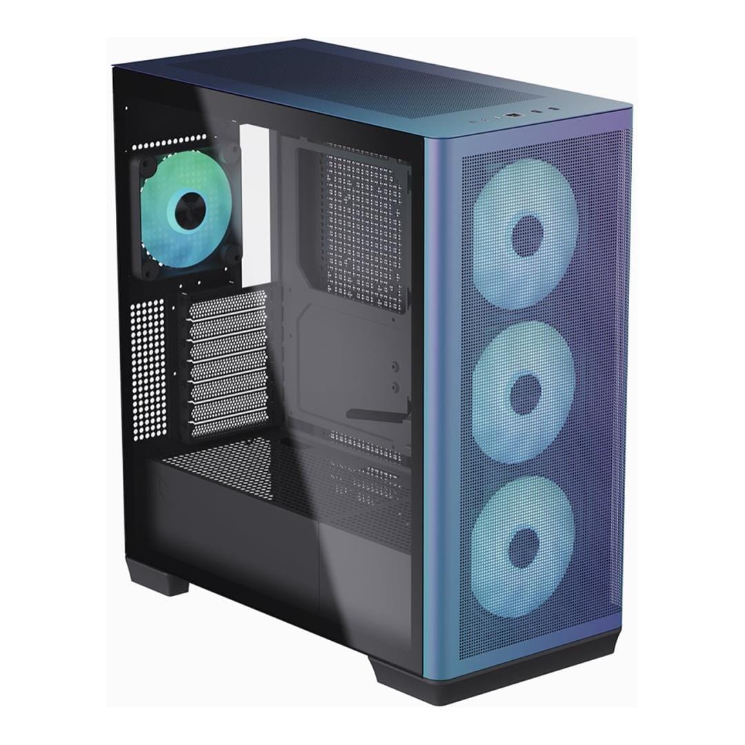 APNX C1-R ChromaFlair ATX Mid Tower PC Case C1-R-CF-V1
