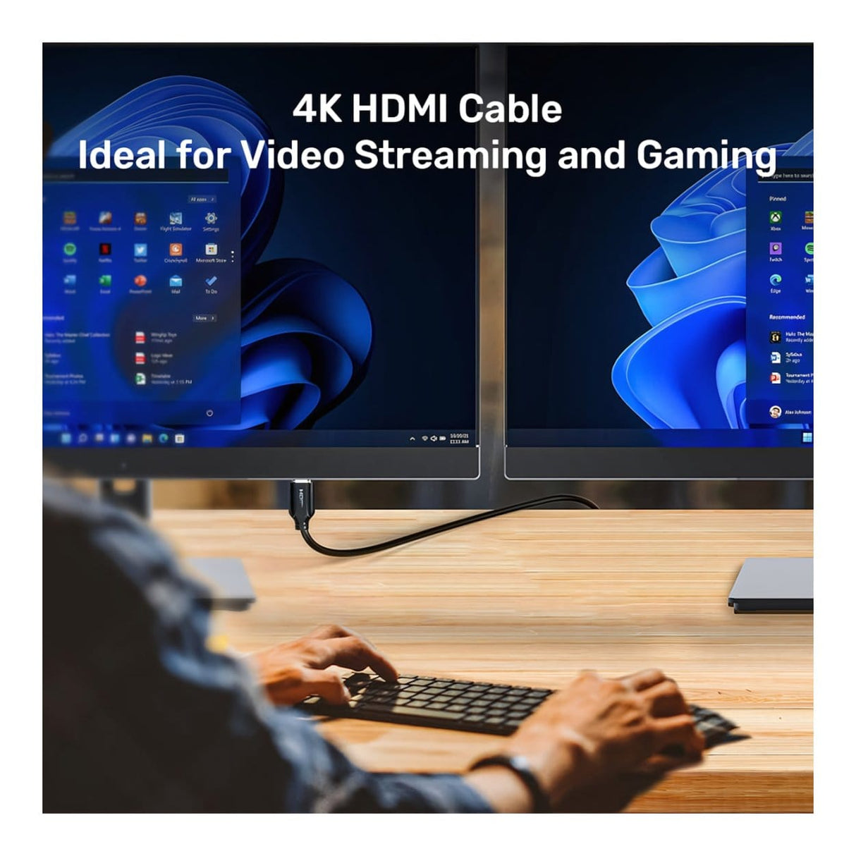 Unitek 1m 4K 60Hz HDMI 2.0 Cable C11079BK-1M